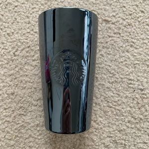 Starbucks black metallic tumbler